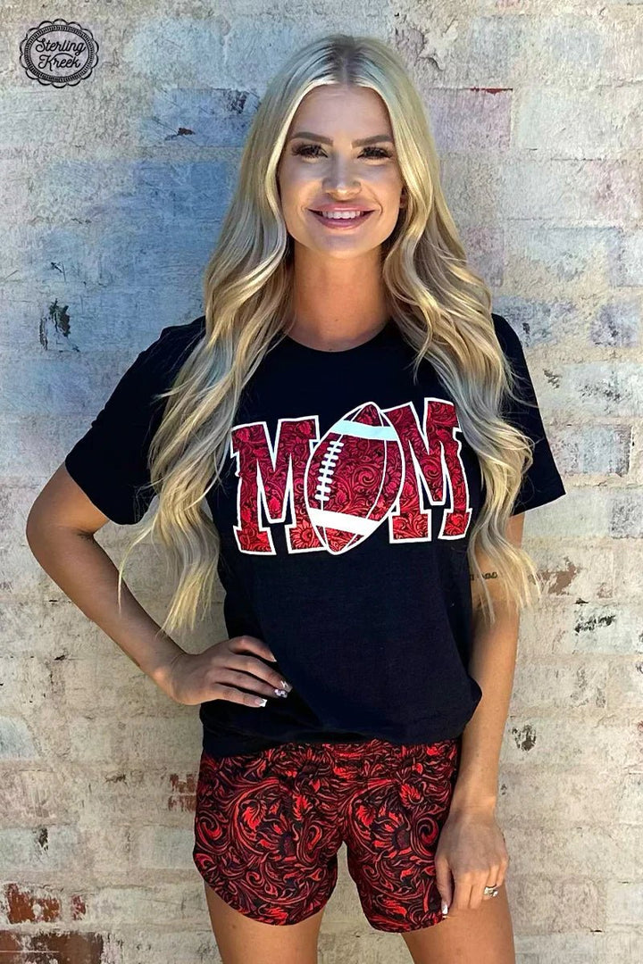 Football Mom Tee | gussieduponline