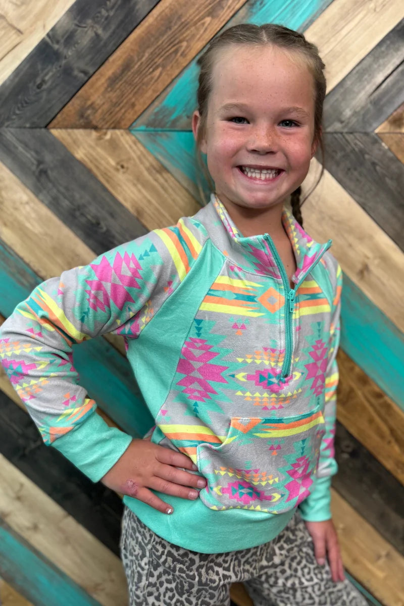 Mini Aztec Daydream Pullover