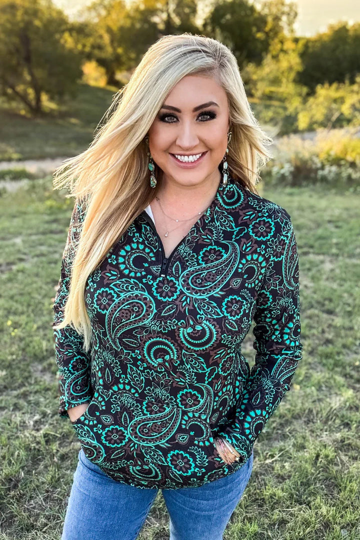 Sterling Kreek Paisley Range Pullover