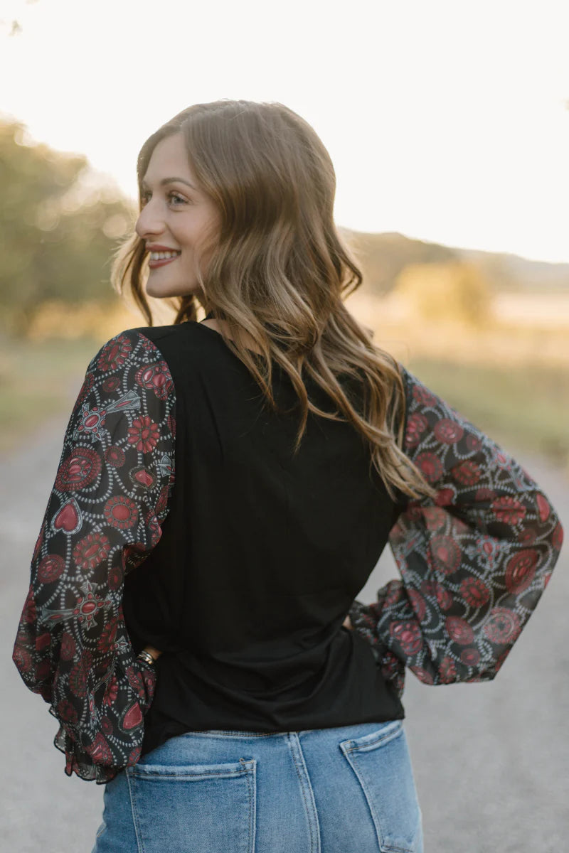 Sterling Kreek Pearls In December Top