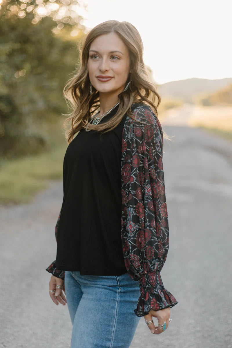 Sterling Kreek Pearls In December Top