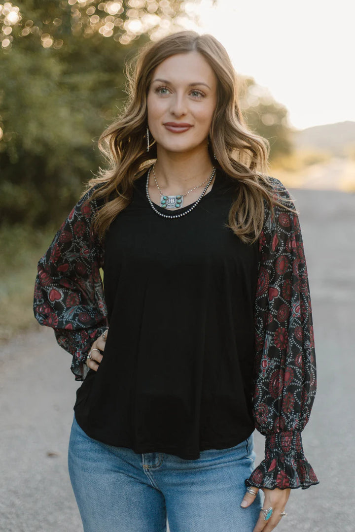 Sterling Kreek Pearls In December Top