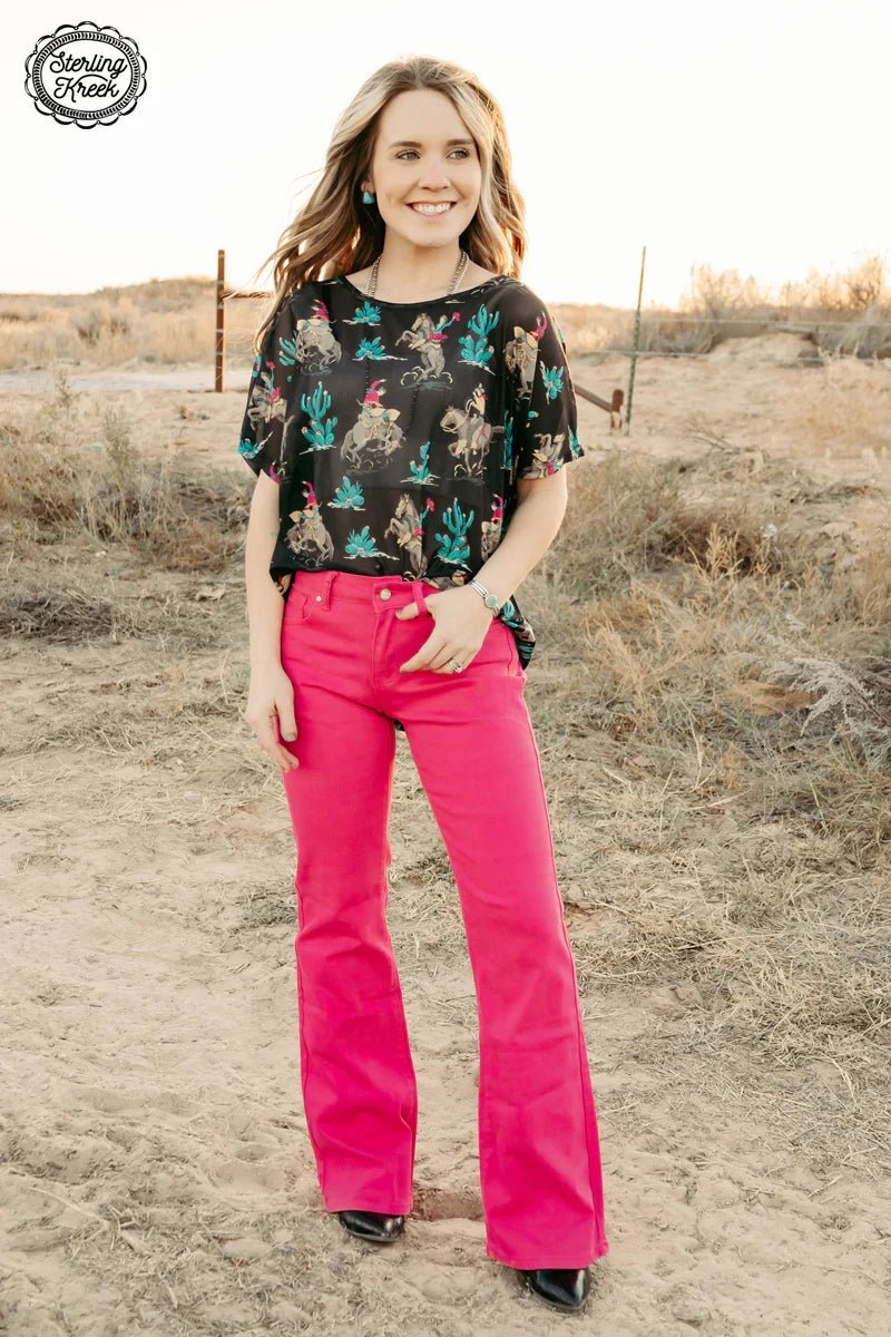 Walking West Denim Pink | gussieduponline