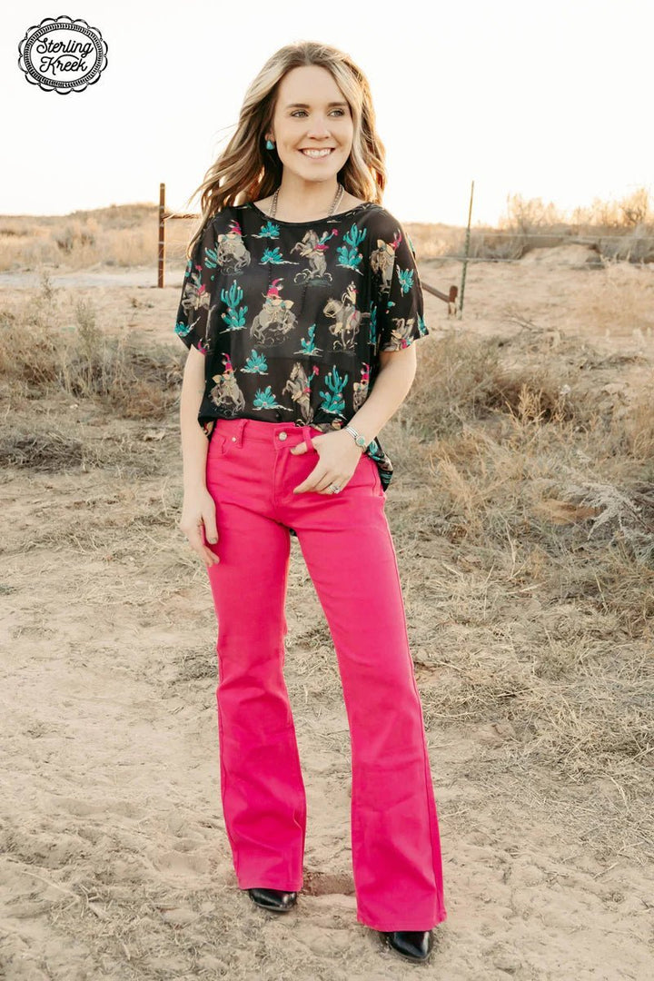 Walking West Denim Pink | gussieduponline