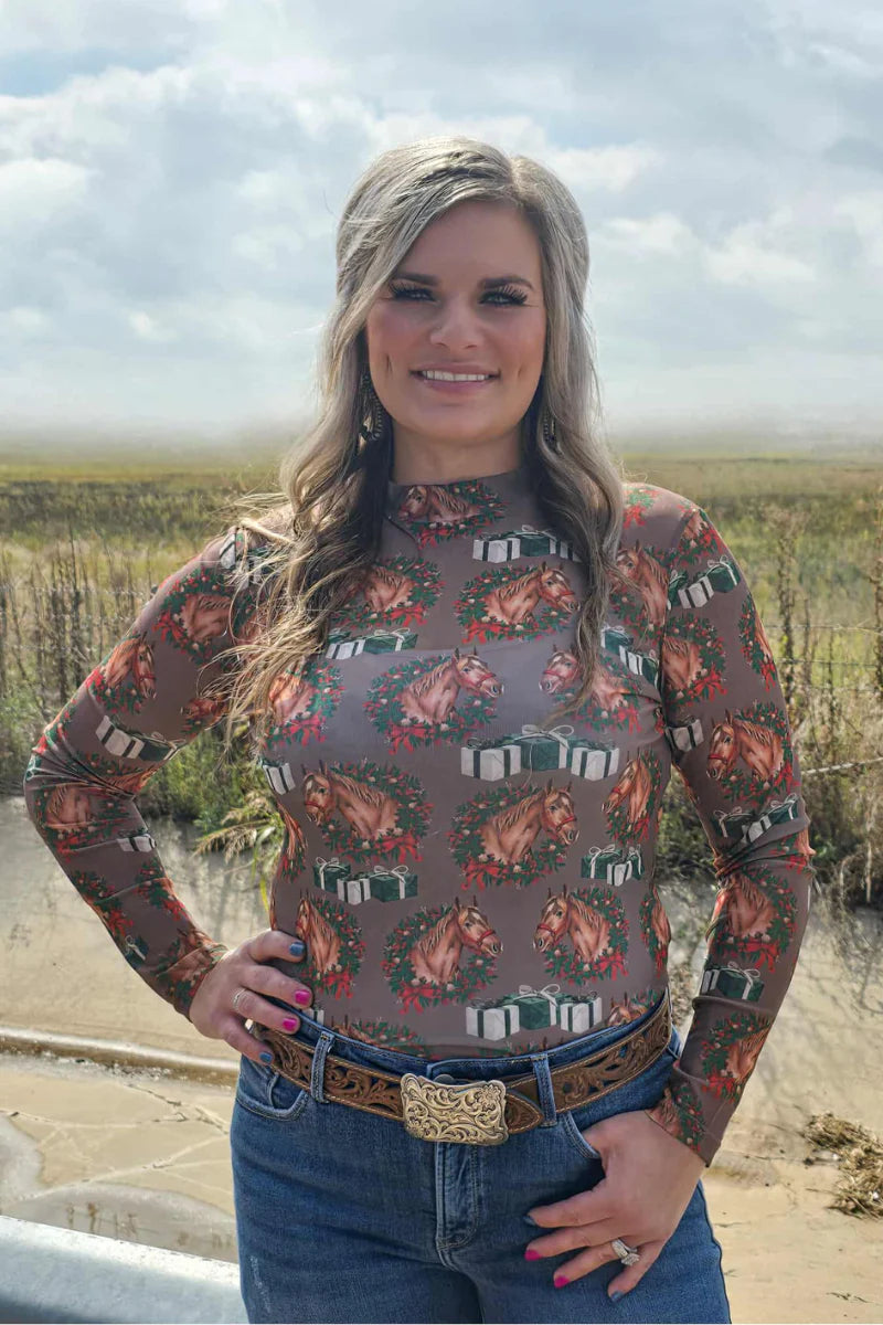 Sterling Kreek Ribbons On The Range Mesh Top