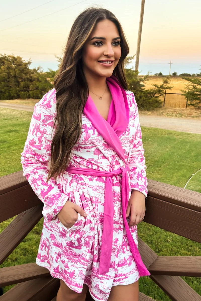 Old Days Pink Robe