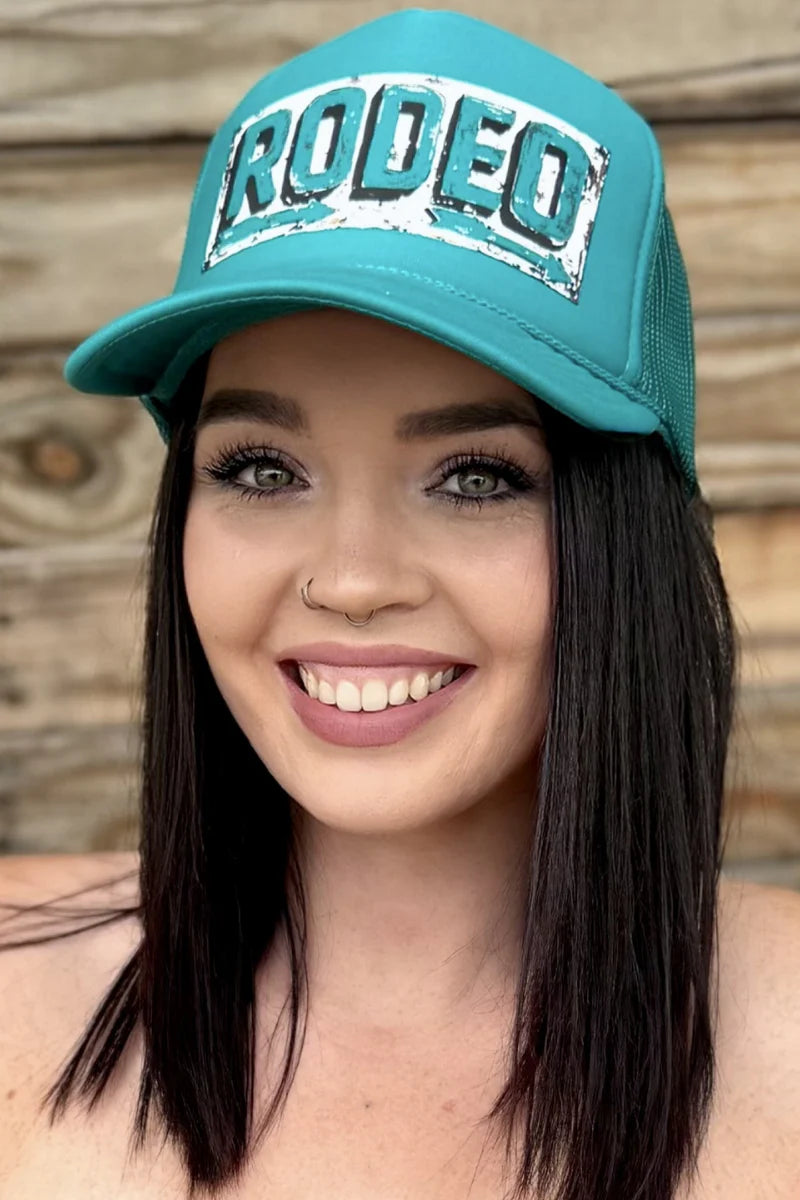 Turquoise Rodeo Cap