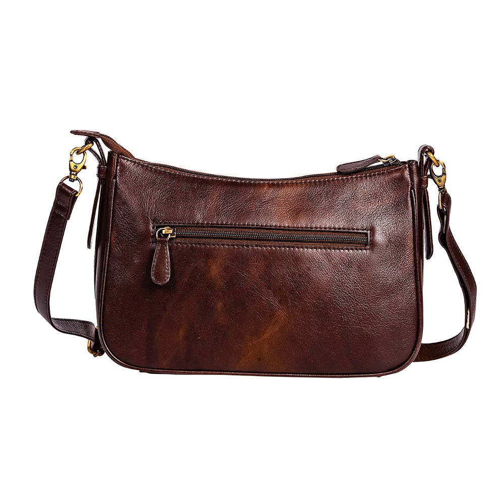 Whitley Way Hand Tooled Bag | gussieduponline