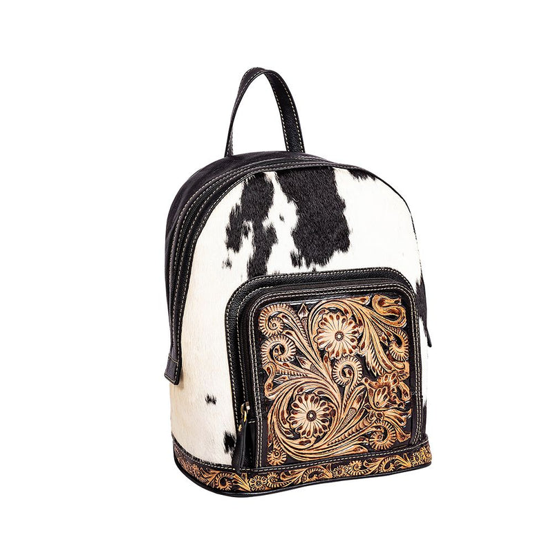 Old Mill Trail Hand-tooled Backpack Bag