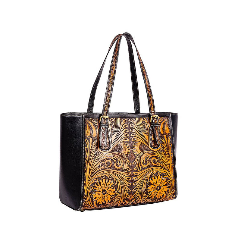 Toole leather western style bag. Myra Bag. Western boutique. Small business. Woman Owned business. 