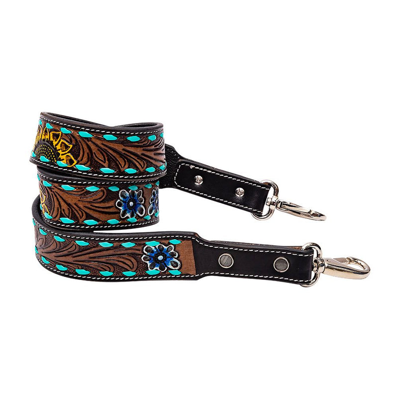Pony Way Hand Tooled Leather Strap