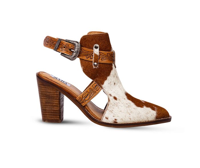 Cora Jo Carmel Strapy Heels | gussieduponline