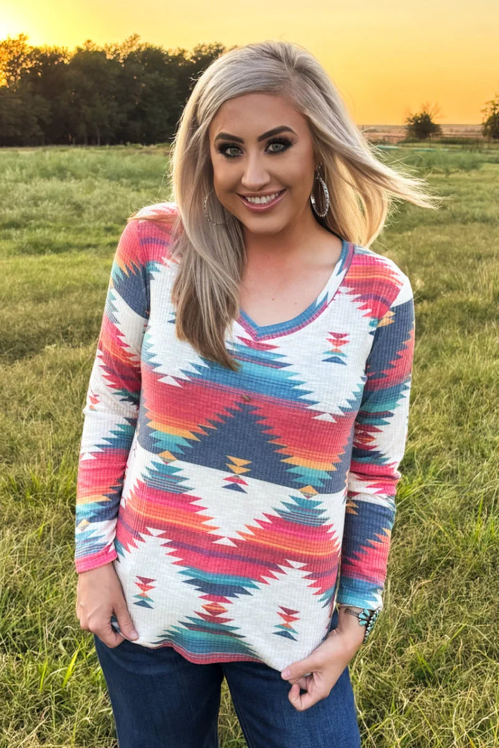 Santa Fe Aztec Top