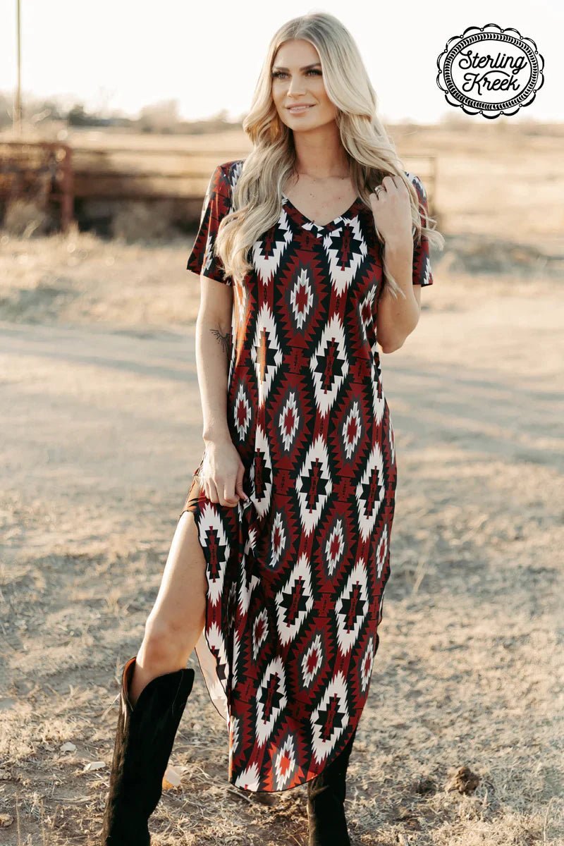 PLUS  Western Rebel Maxi Dress | gussieduponline
