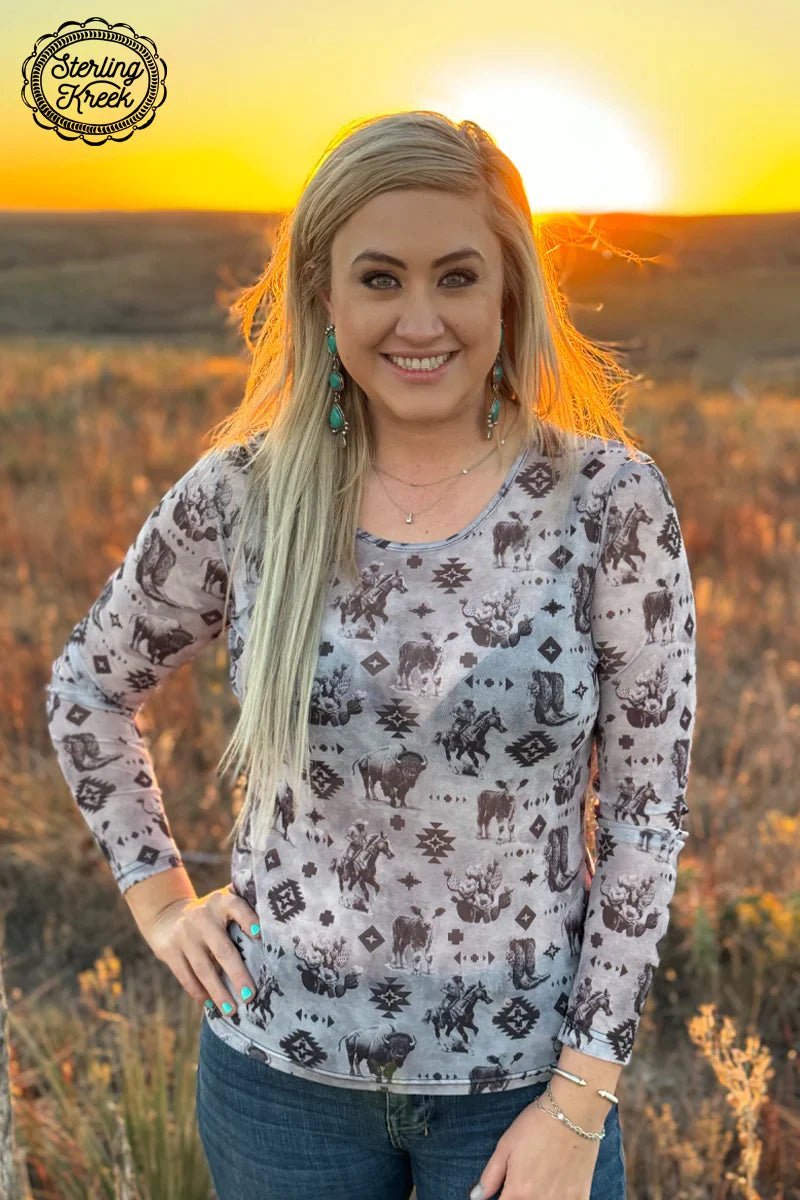 PLUS Bison Kreek Top | gussieduponline