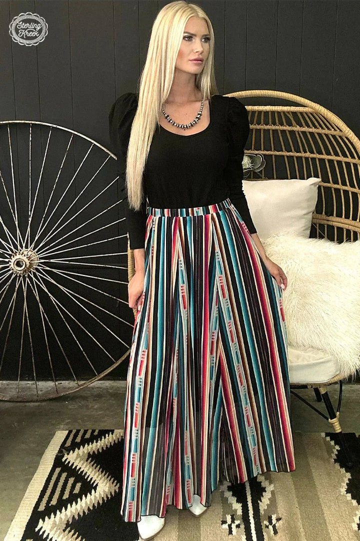 PLUS Serape Kreek Maxi Skirt | gussieduponline