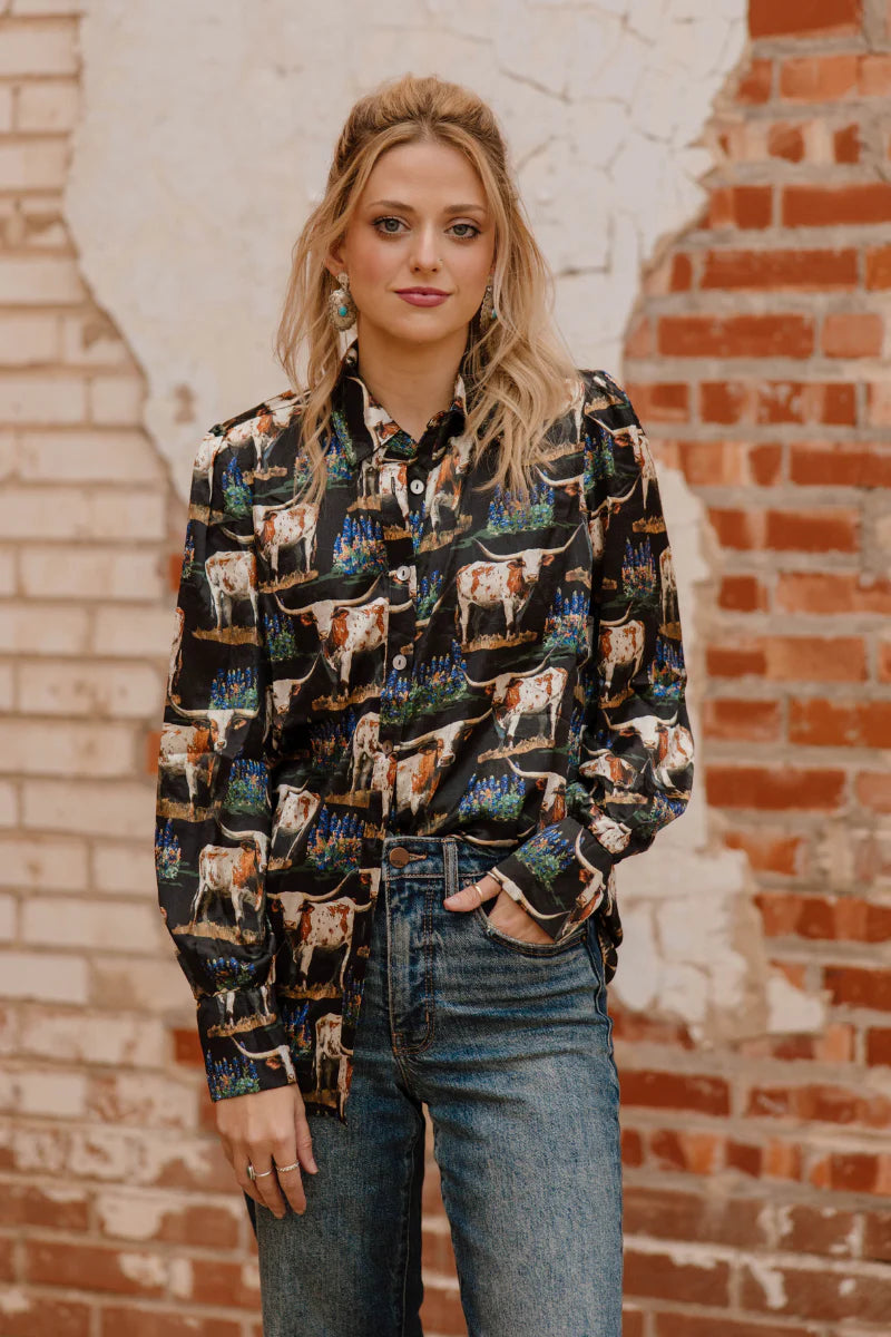 Sterling Kreek Somewhere In Texas Button Up