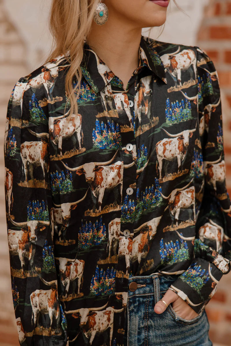 Sterling Kreek Somewhere In Texas Button Up