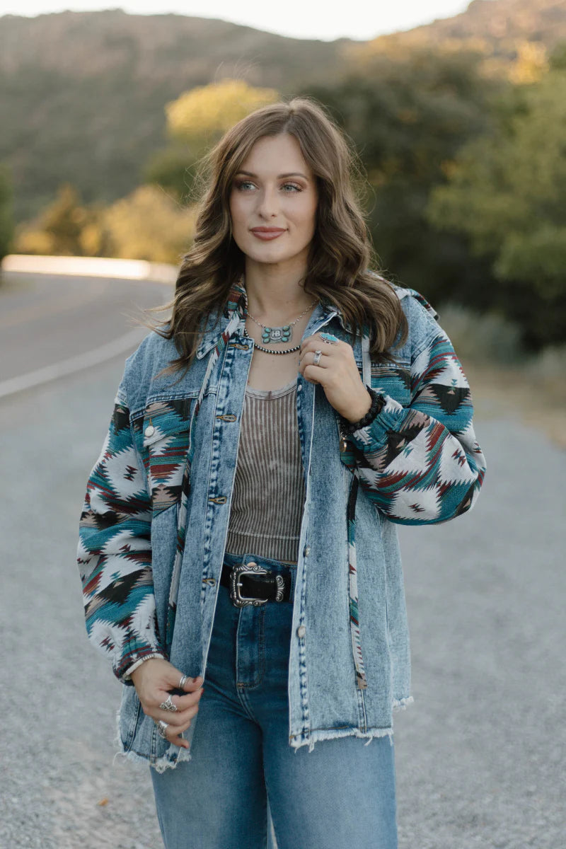 Sterling Kreek Southern Roots Denim Shacket