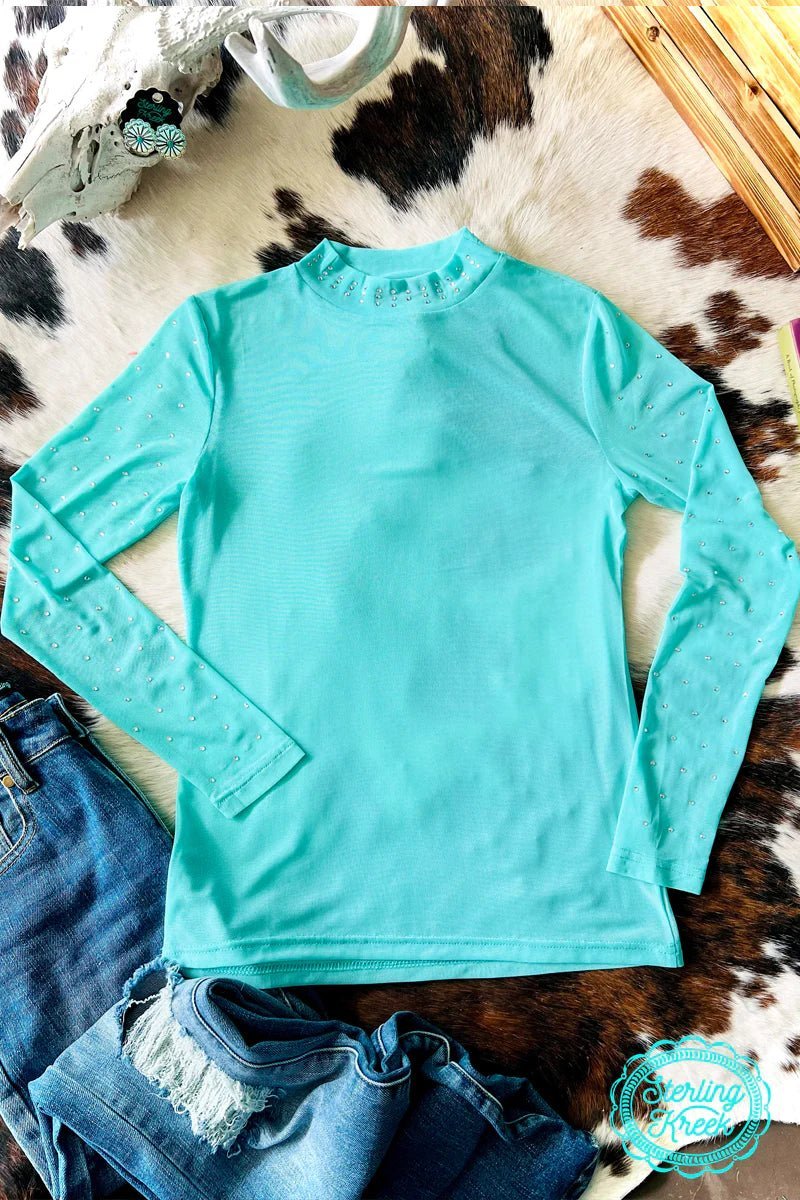 Turquoise Trouble Top | gussieduponline