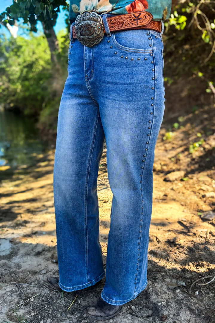 Sterling Kreek Studded Denim Jeans
