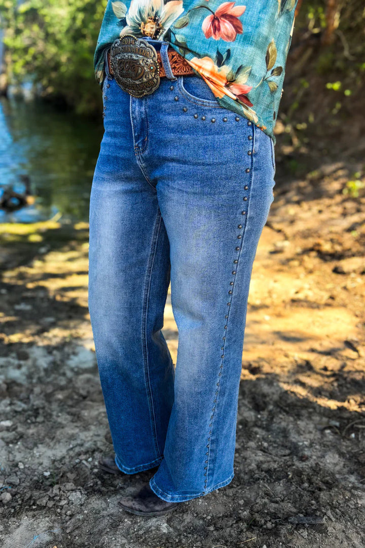 Sterling Kreek Studded Denim Jeans