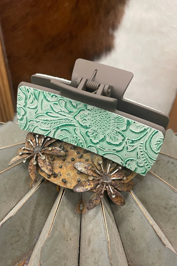 Sterling Kreek Cowgirl Tooled Hair Clip