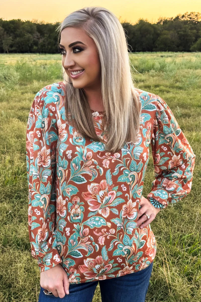 Wild Paisley Top