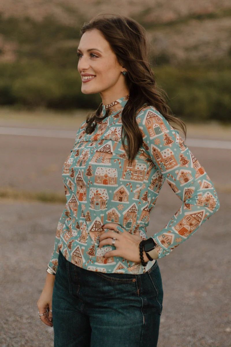 Wrangler's Wonderland Mesh Top*