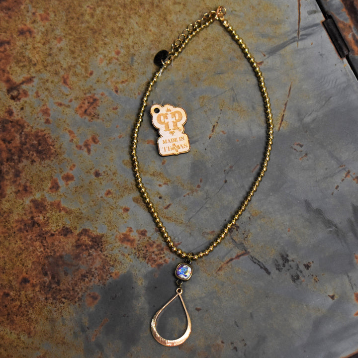 West Texas Teardrop Necklace | gussieduponline