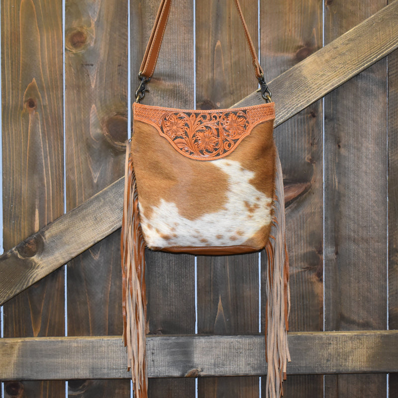 Umber Hand Tooled Bag* | gussieduponline