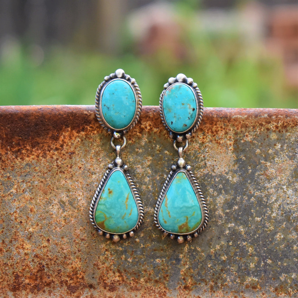 abyss navajo handcrafted sterling earrings