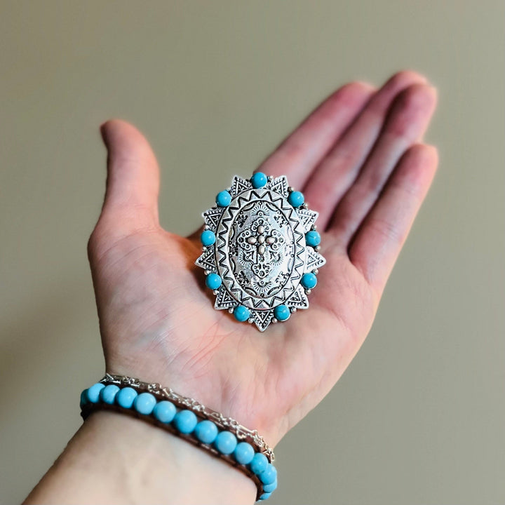 Big Cross Stretch Ring | gussieduponline