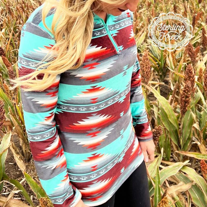 Texas Rain Fitted Pullover | gussieduponline