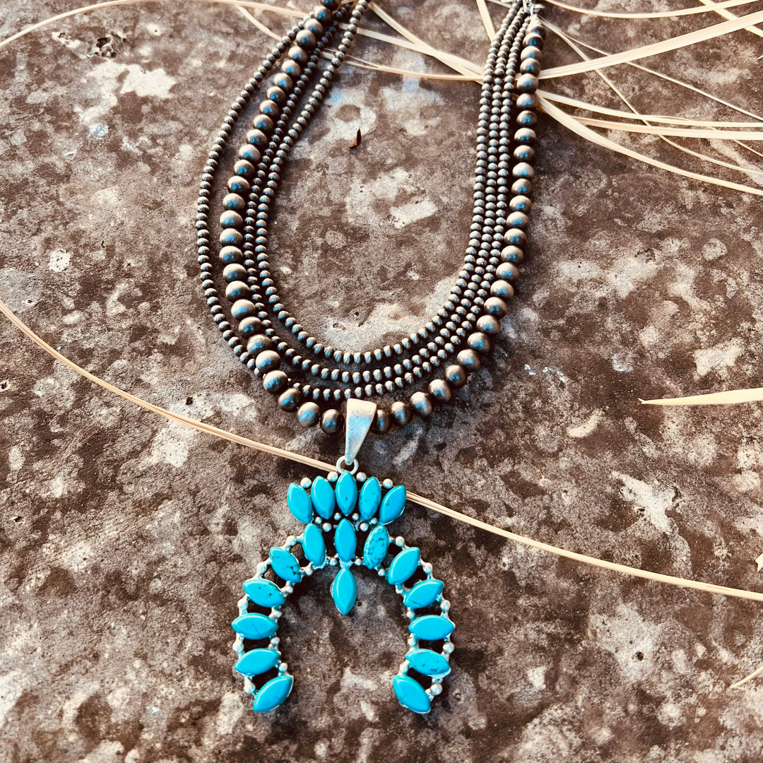Turquoise In The Wild Necklace | gussieduponline