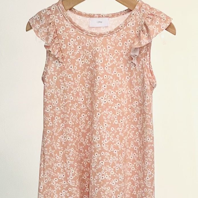 KIDS Ruffle Detail Tank Top | gussieduponline