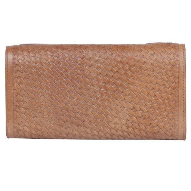 Amity Embossed Leather Wallet | gussieduponline