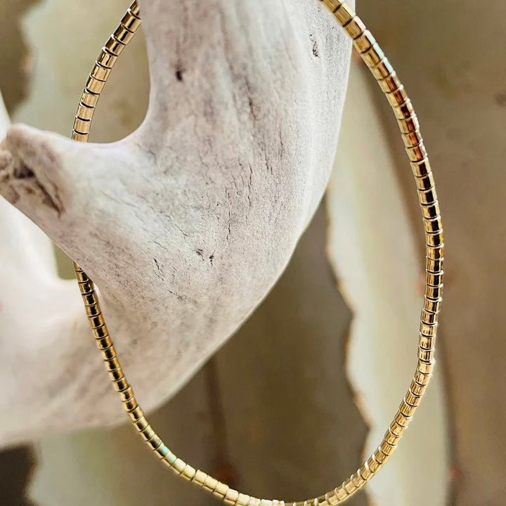 Swimmin' N Gold Beaded Stretch Bracelet Set | gussieduponline