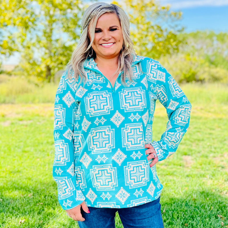 Plus Down In The Canyon Pullover