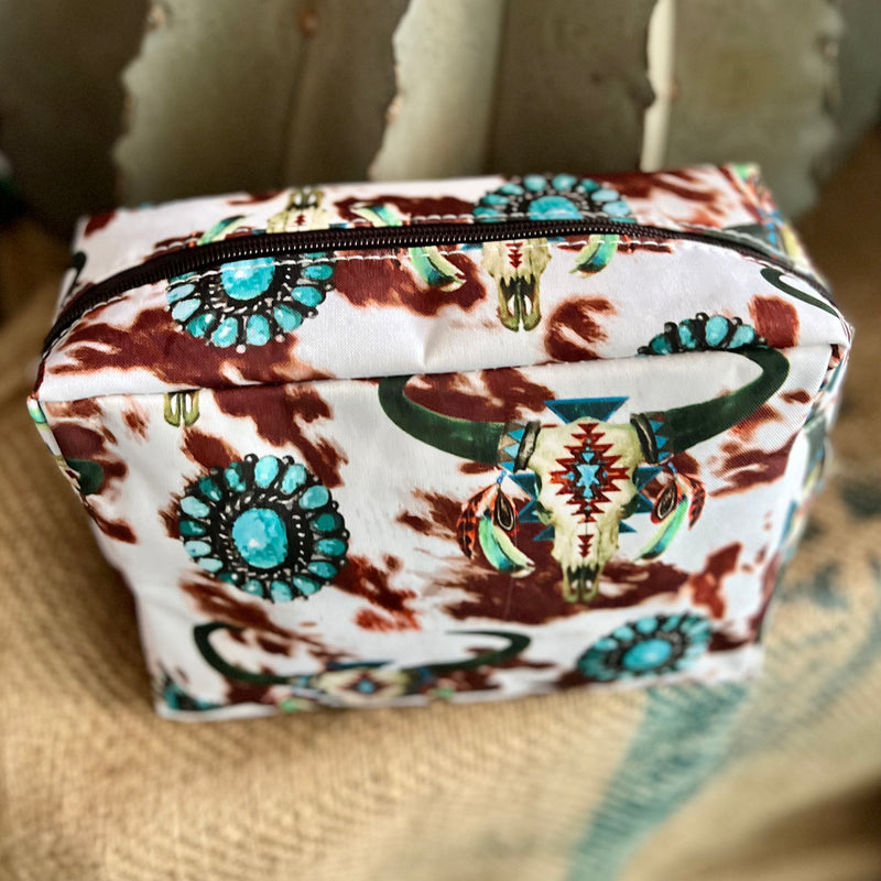 Cowgirl Ranch Cosmetic Pouch