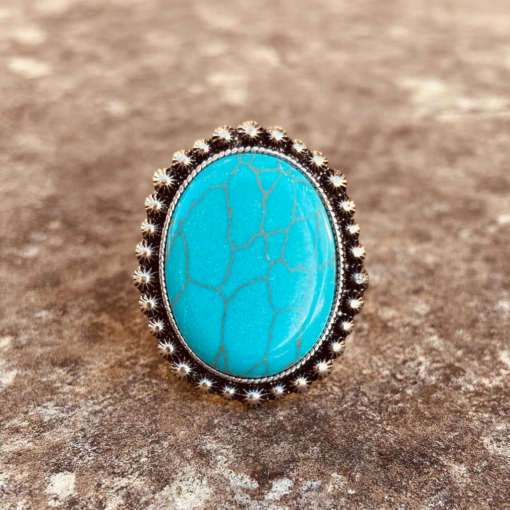 Turquoise Center Ring