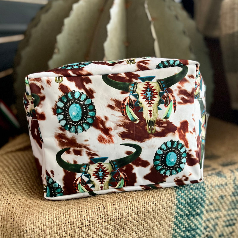 Cowgirl Ranch Cosmetic Pouch
