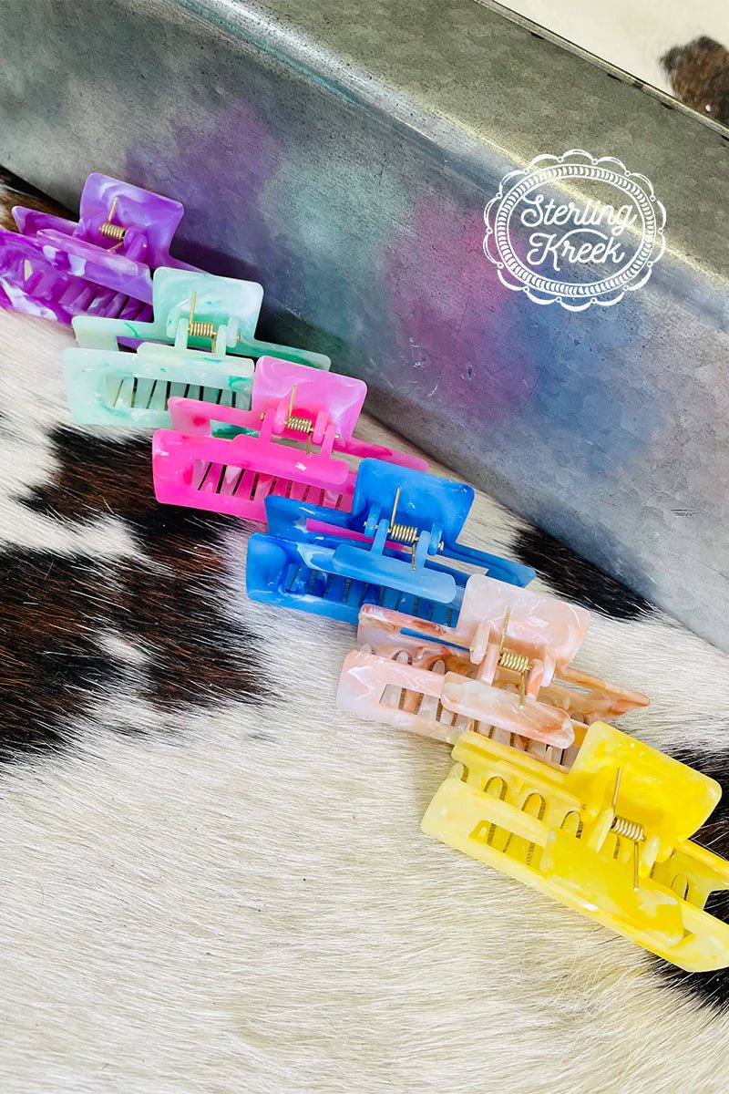 Last Night's Hair Claw Clips- 6 Colors Available*