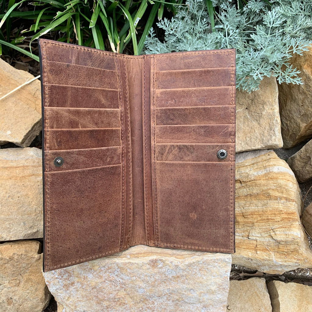 Miranda American Bi-fold Brown Wallet | gussieduponline