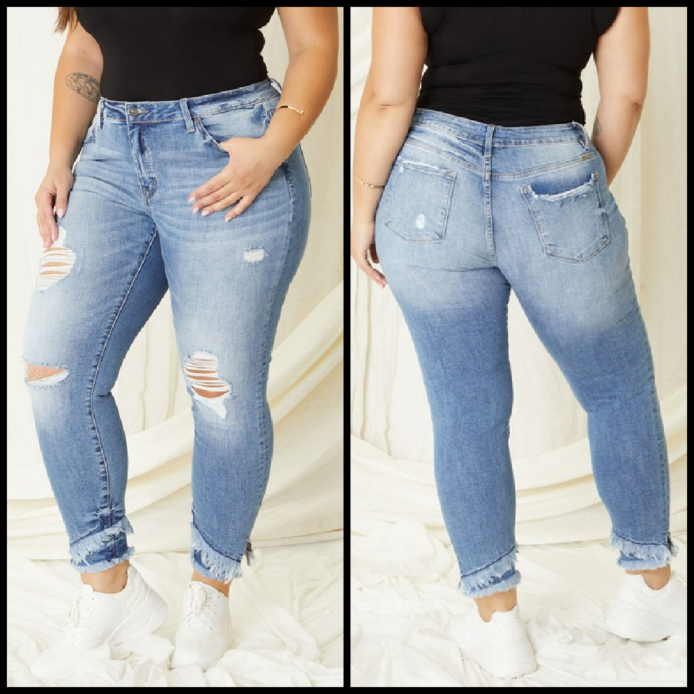 Plus Off The Rails Skinny Jean* | gussieduponline