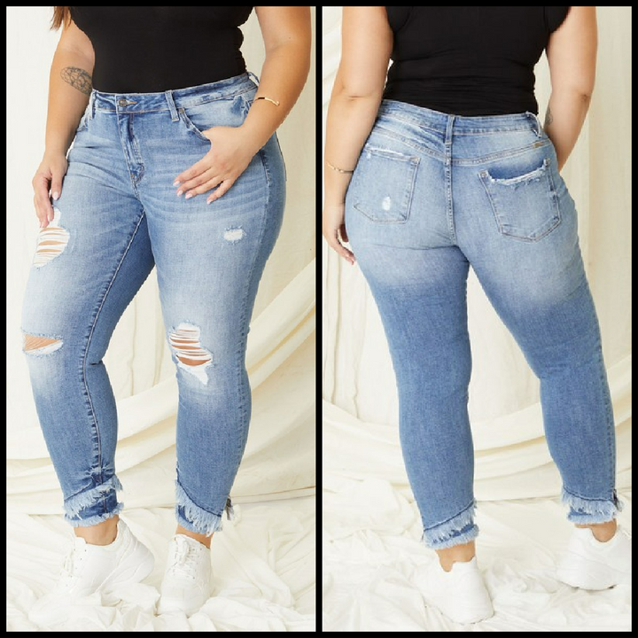 Plus Off The Rails Skinny Jean* | gussieduponline